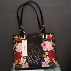 Calvin klein floral bag Clearance